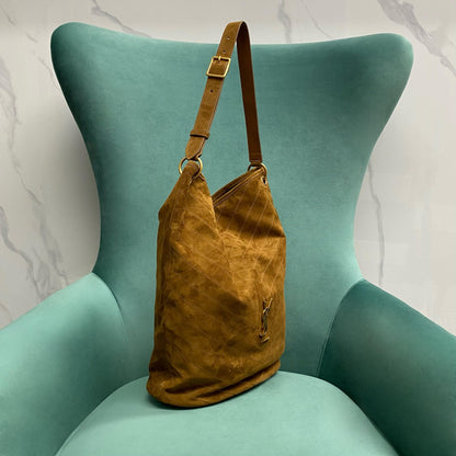 Saint Laurent Niki Suede Bucket Bag