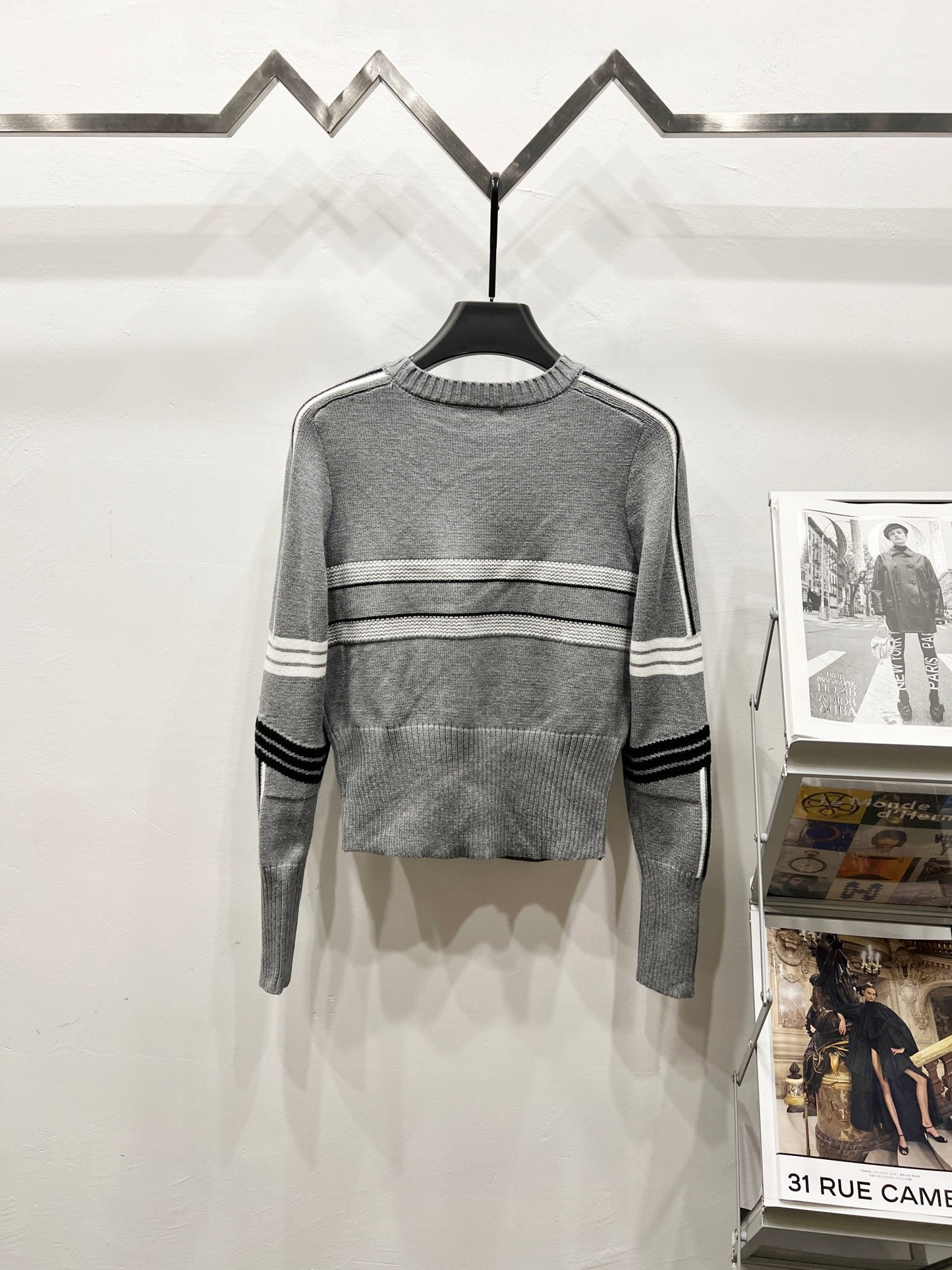 Dior x Peter Doig Ski Series Sailor Collar Knit Sweater – 23FW