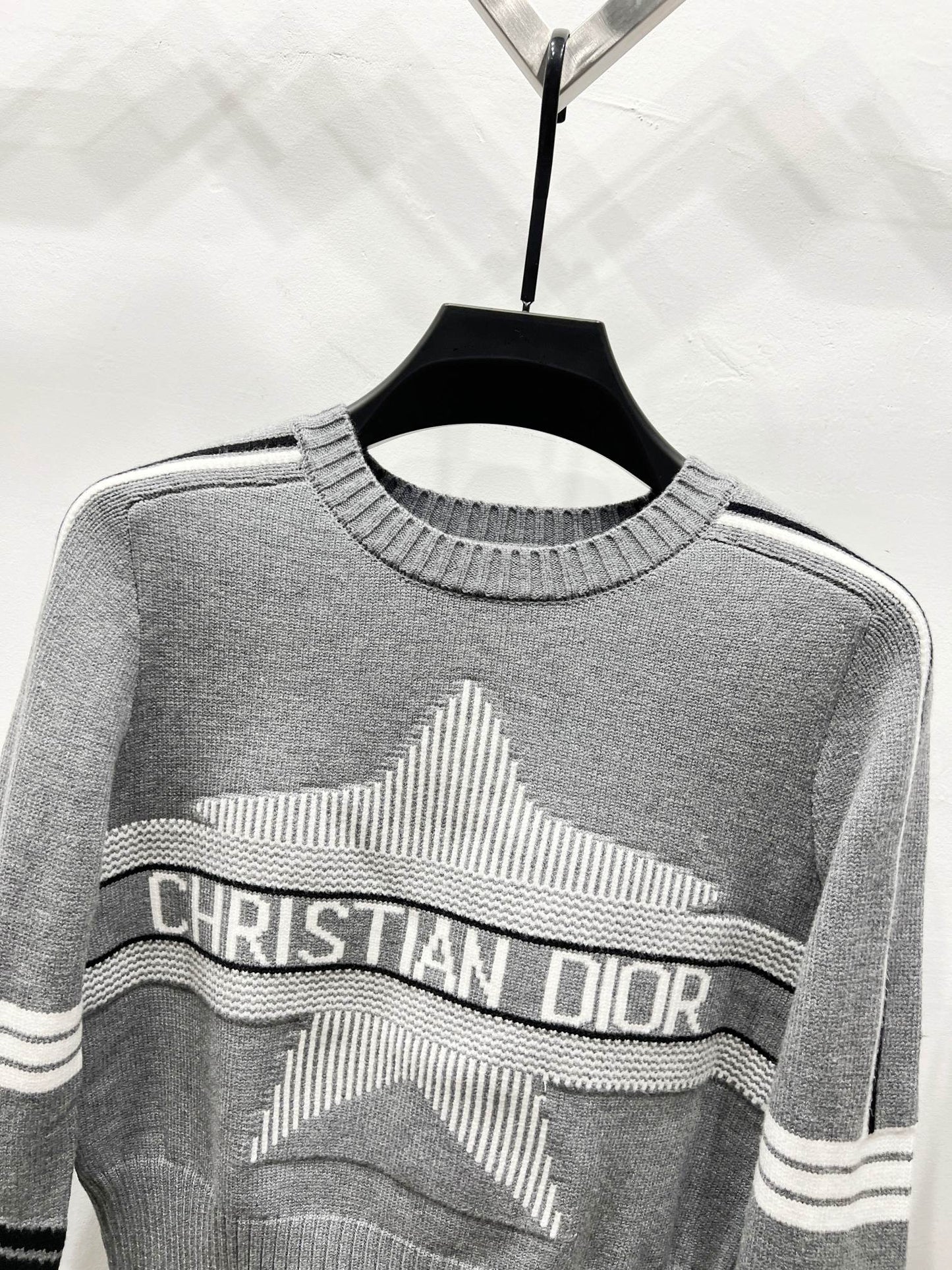 Dior x Peter Doig Ski Series Sailor Collar Knit Sweater – 23FW