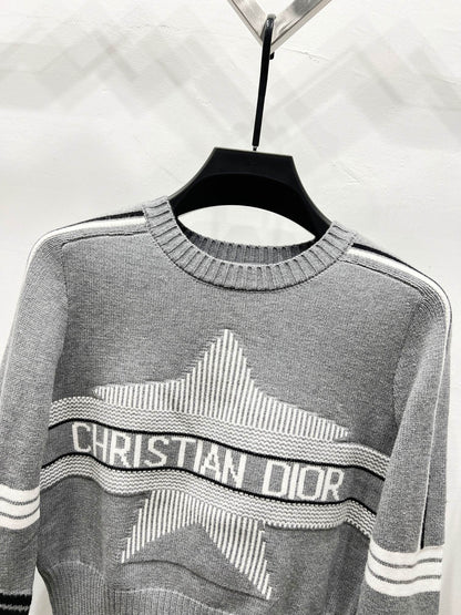Dior x Peter Doig Ski Series Sailor Collar Knit Sweater – 23FW