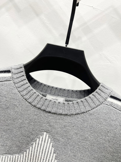 Dior x Peter Doig Ski Series Sailor Collar Knit Sweater – 23FW