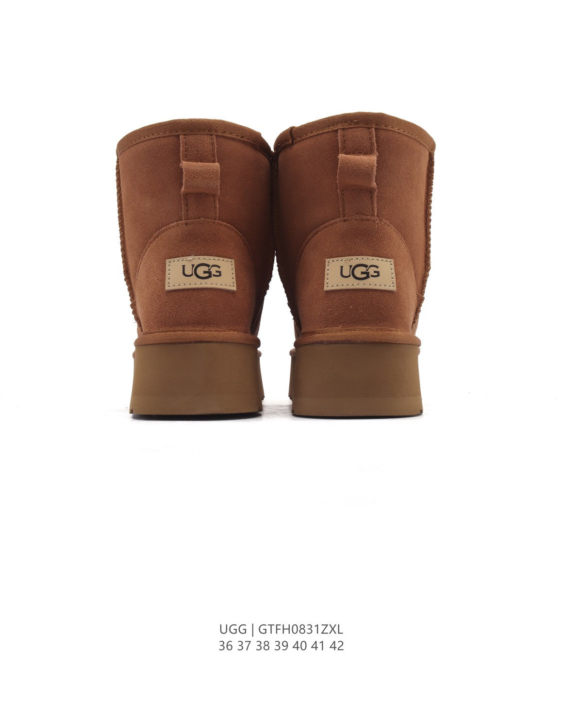 UGG Flat High-Top Wool Snow Boots