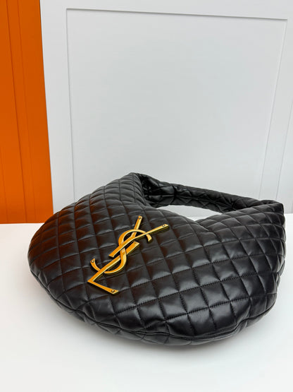 ICARE Baby Nappa Lambskin Croissant Handbag