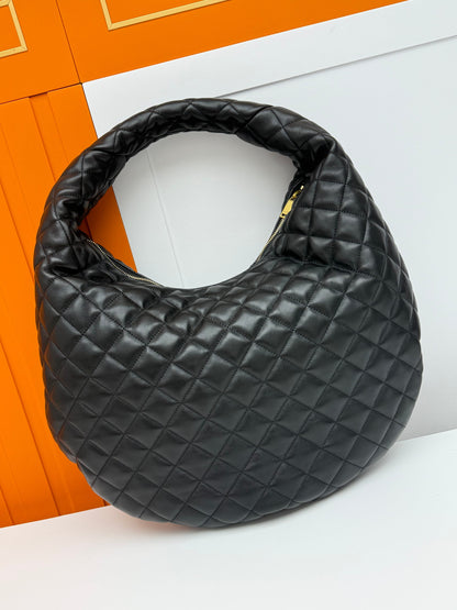 ICARE Baby Nappa Lambskin Croissant Handbag