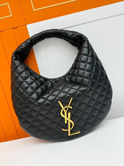 ICARE Baby Nappa Lambskin Croissant Handbag