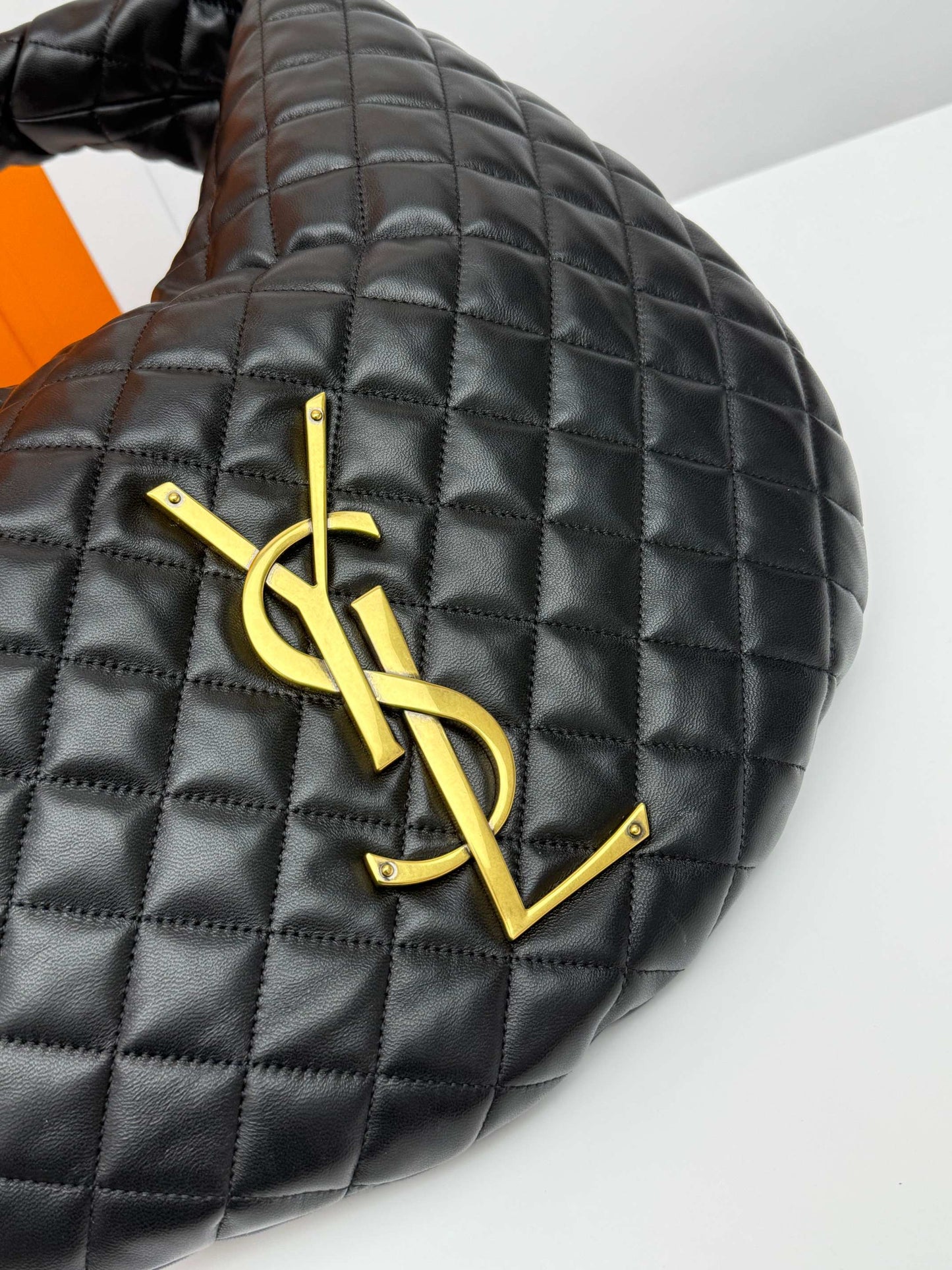 ICARE Baby Nappa Lambskin Croissant Handbag