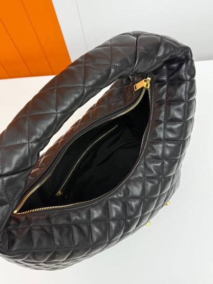 ICARE Baby Nappa Lambskin Croissant Handbag