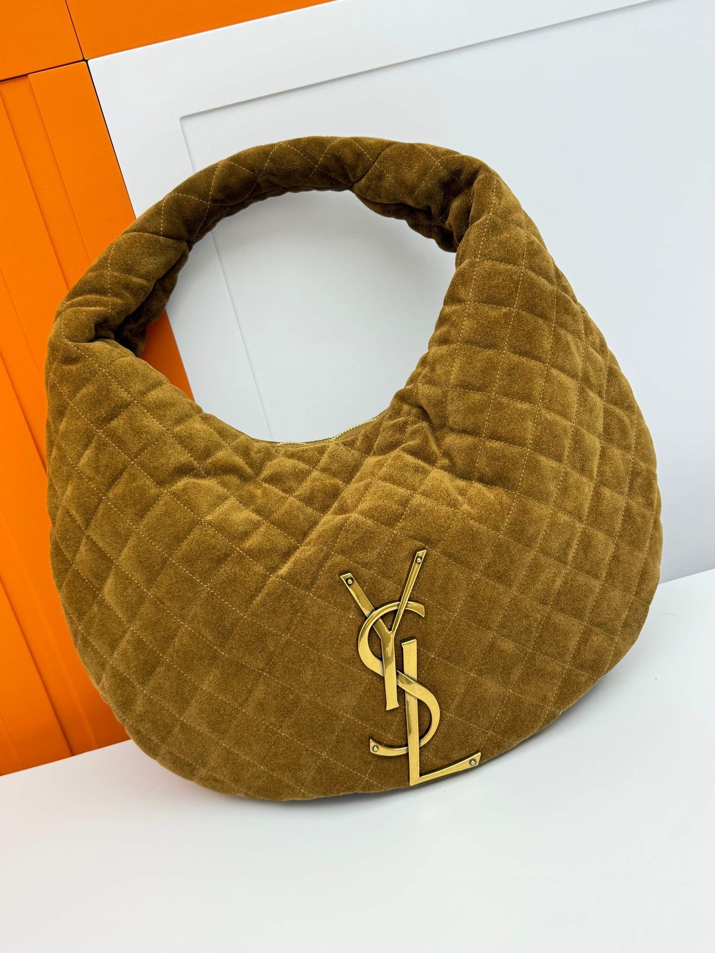 ICARE Baby Suede Handbag