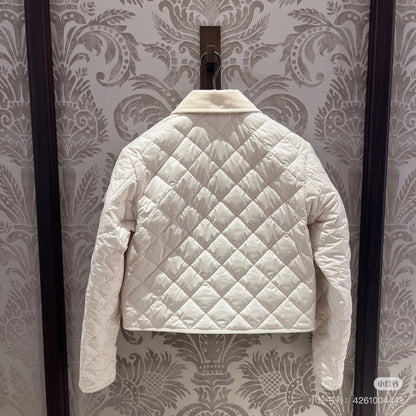 Moncler Diamond Quilted Padded Short Jacket