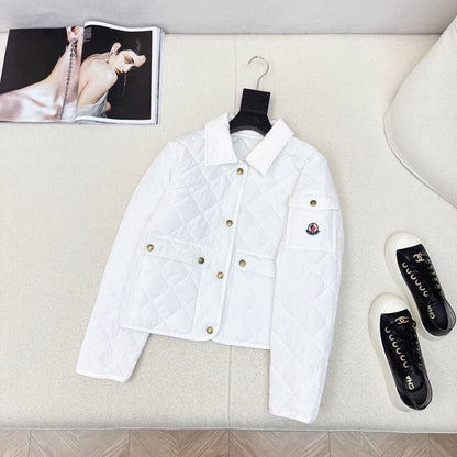 Moncler Diamond Quilted Padded Short Jacket