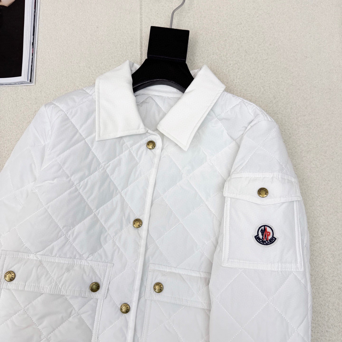Moncler Diamond Quilted Padded Short Jacket
