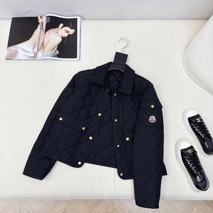 Moncler Diamond Quilted Padded Short Jacket