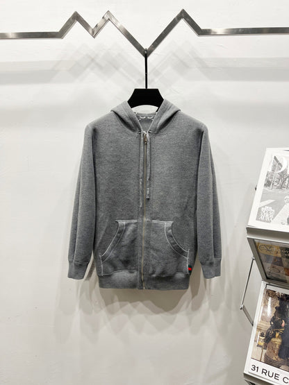 Gucci Reversible Jacquard Wool Hoodie – Autumn/Winter Collection