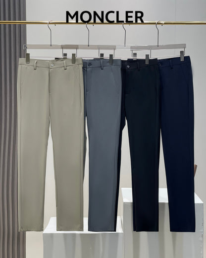 Moncler Men's Ice Silk Business Pants – 2025 Collection