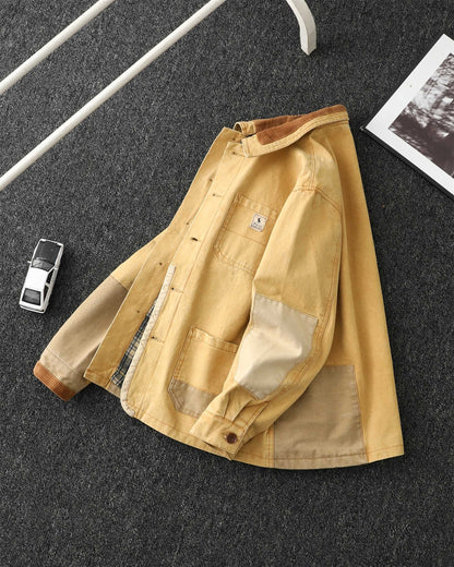 Ralph Lauren Barn Washed Distressed Jacket – 2025 Spring New