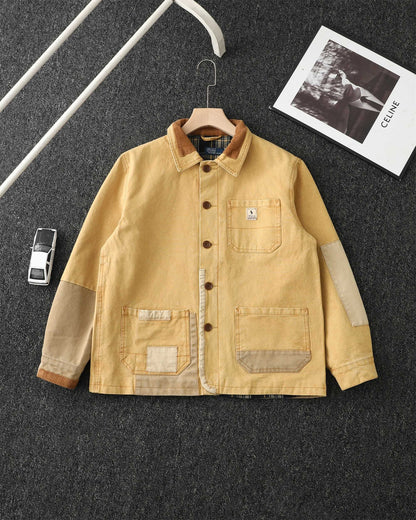 Ralph Lauren Barn Washed Distressed Jacket – 2025 Spring New