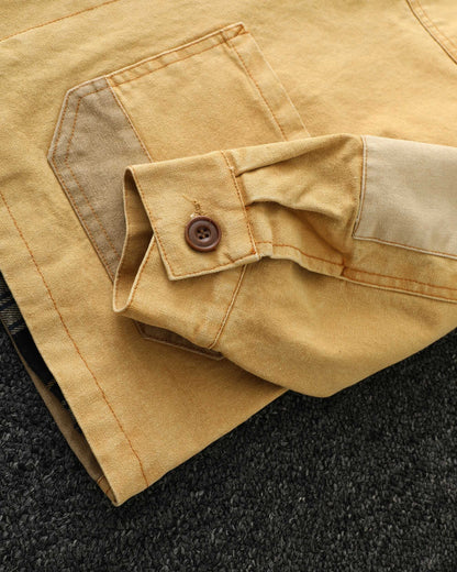 Ralph Lauren Barn Washed Distressed Jacket – 2025 Spring New