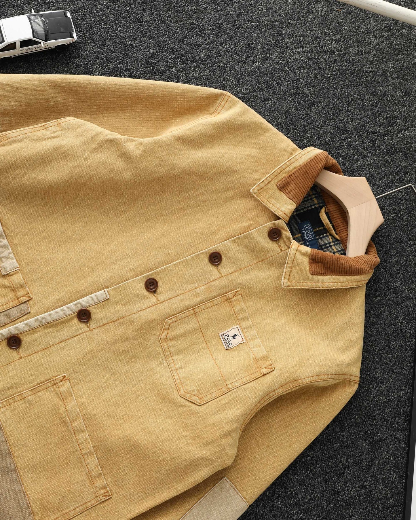 Ralph Lauren Barn Washed Distressed Jacket – 2025 Spring New