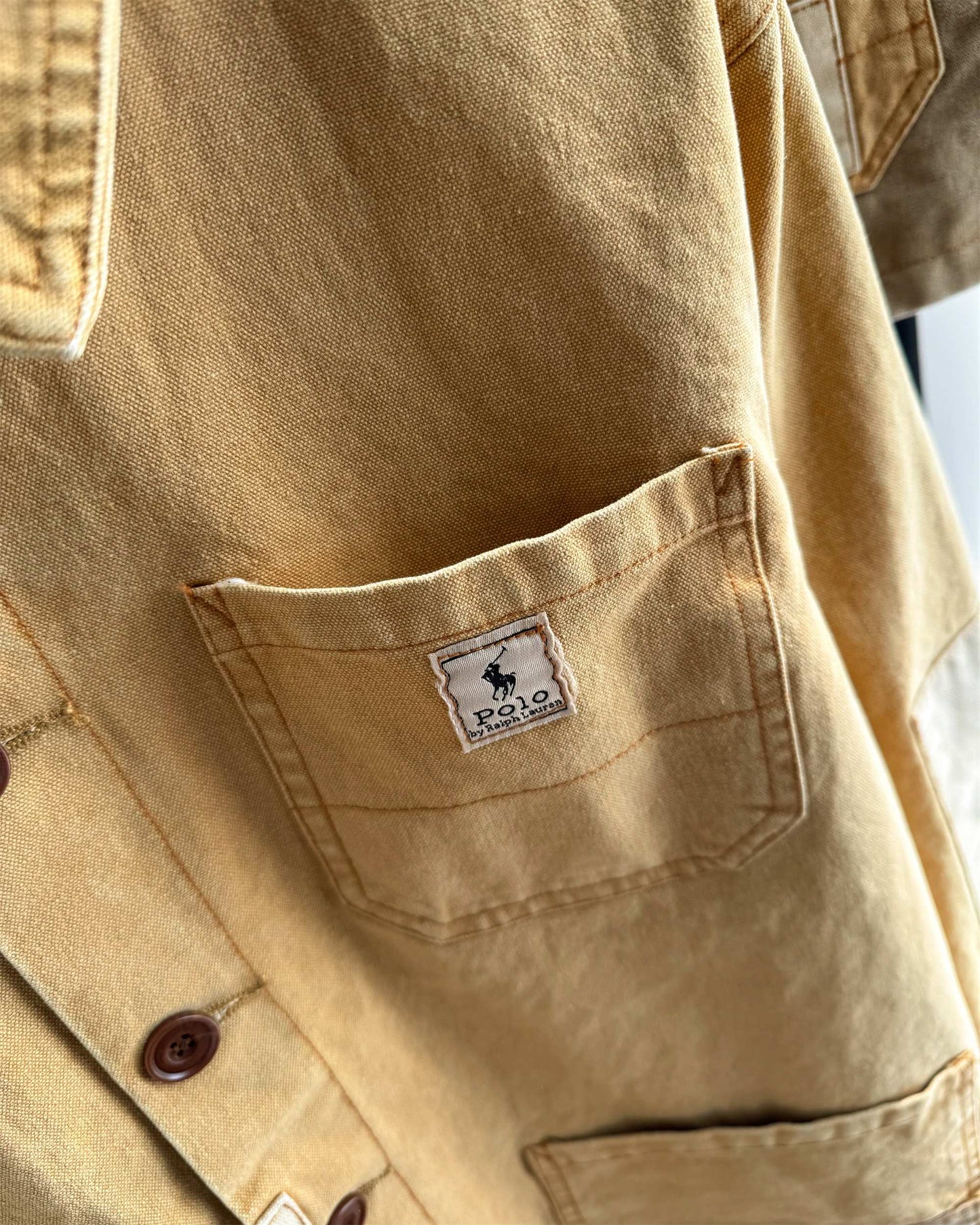 Ralph Lauren Barn Washed Distressed Jacket – 2025 Spring New