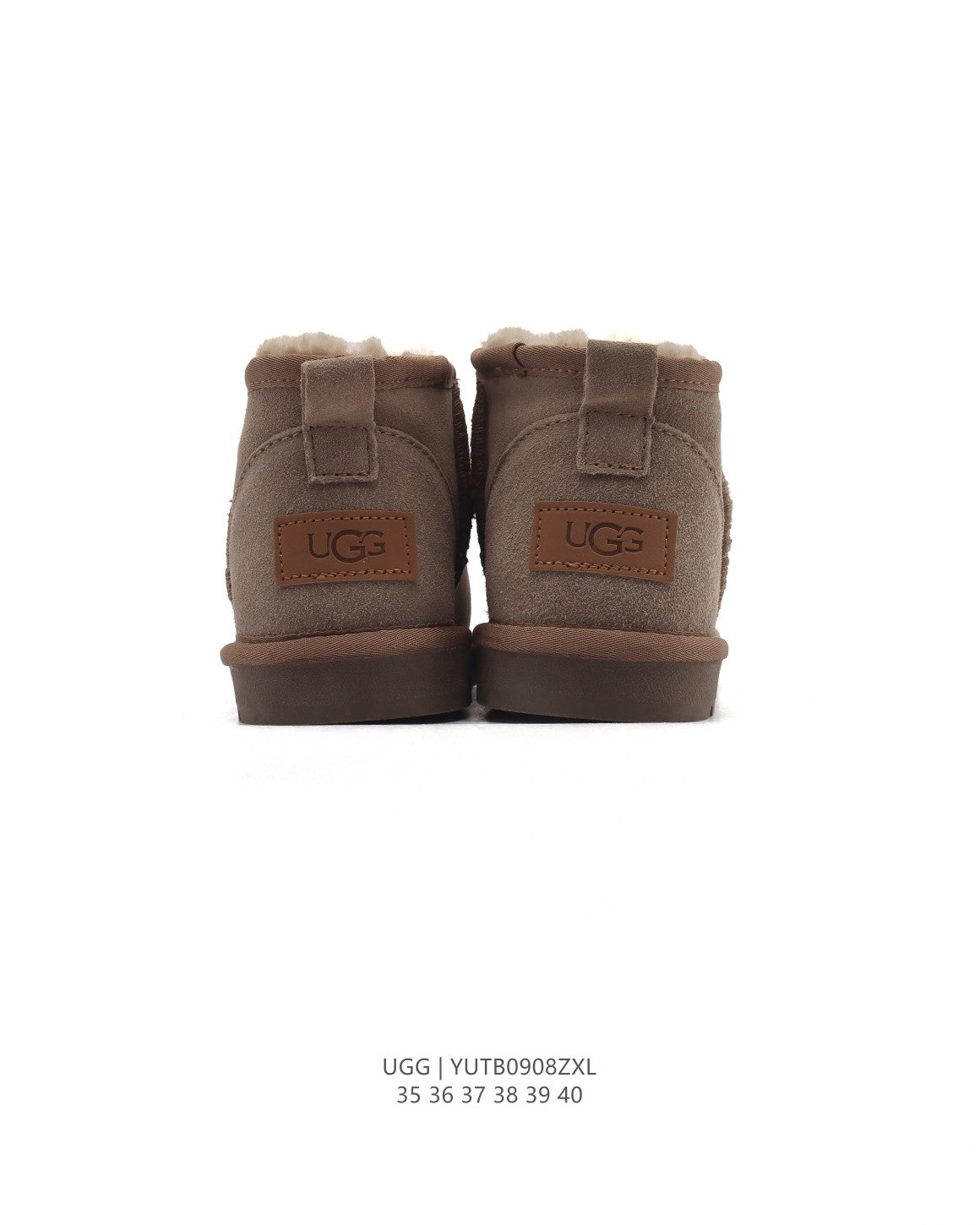 UGG Mid-Tube Plush Snow Boots – Autumn/Winter Collection