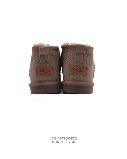 UGG Mid-Tube Plush Snow Boots – Autumn/Winter Collection