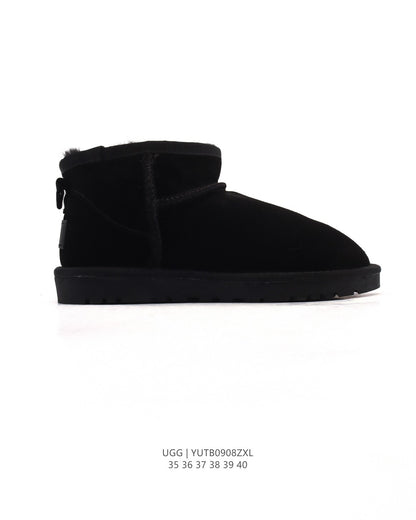 UGG Mid-Tube Plush Snow Boots – Autumn/Winter Collection