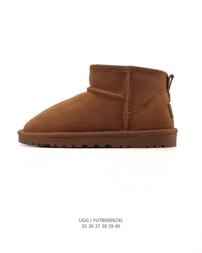 UGG Mid-Tube Plush Snow Boots – Autumn/Winter Collection