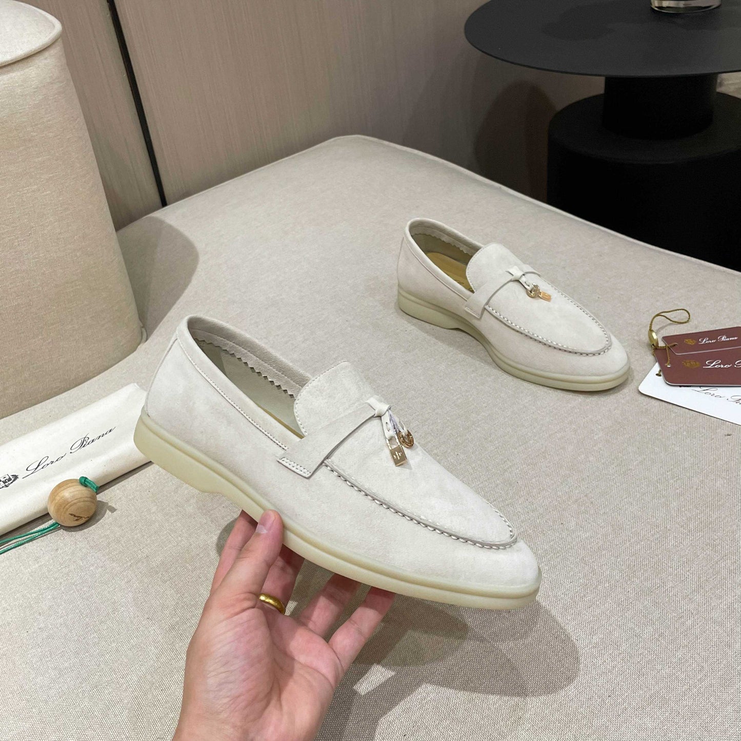 Loro Piana Summer Charms Walk Moccasin Loafers