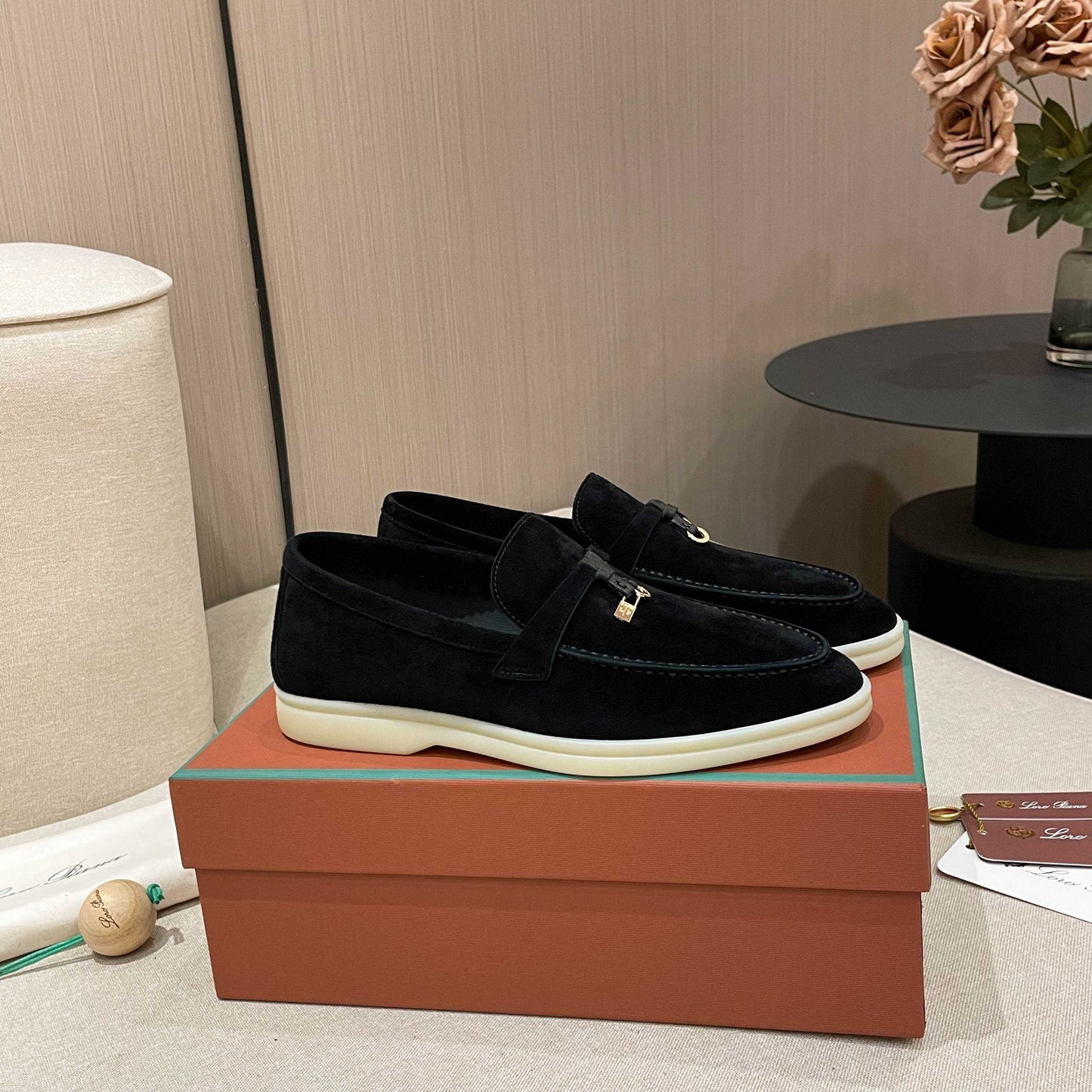 Loro Piana Summer Charms Walk Moccasin Loafers