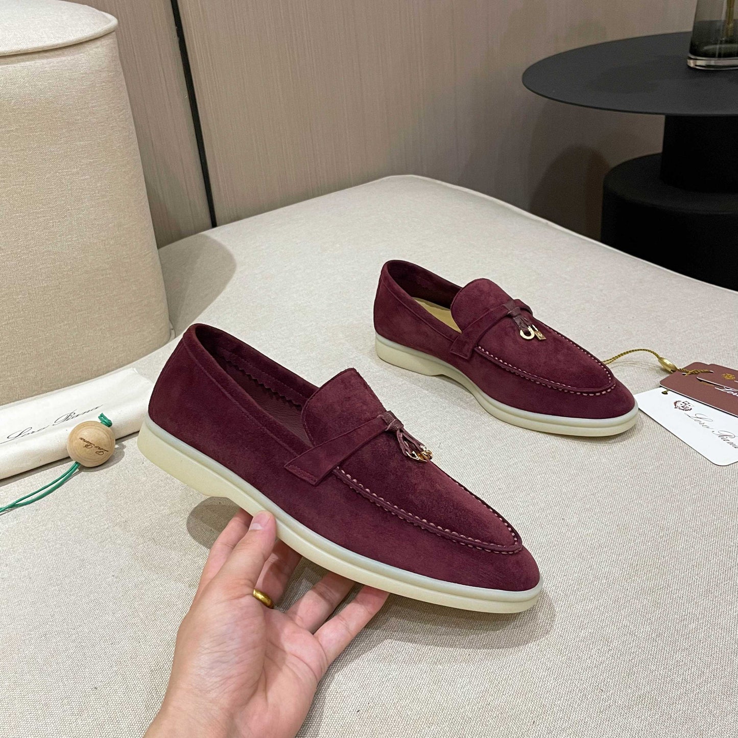 Loro Piana Summer Charms Walk Moccasin Loafers