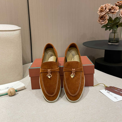 Loro Piana Summer Charms Walk Moccasin Loafers