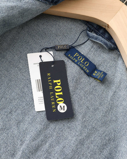 Ralph Lauren Washed Denim Jacket – 2025 Fall Collection