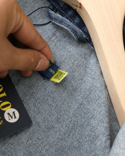 Ralph Lauren Washed Denim Jacket – 2025 Fall Collection