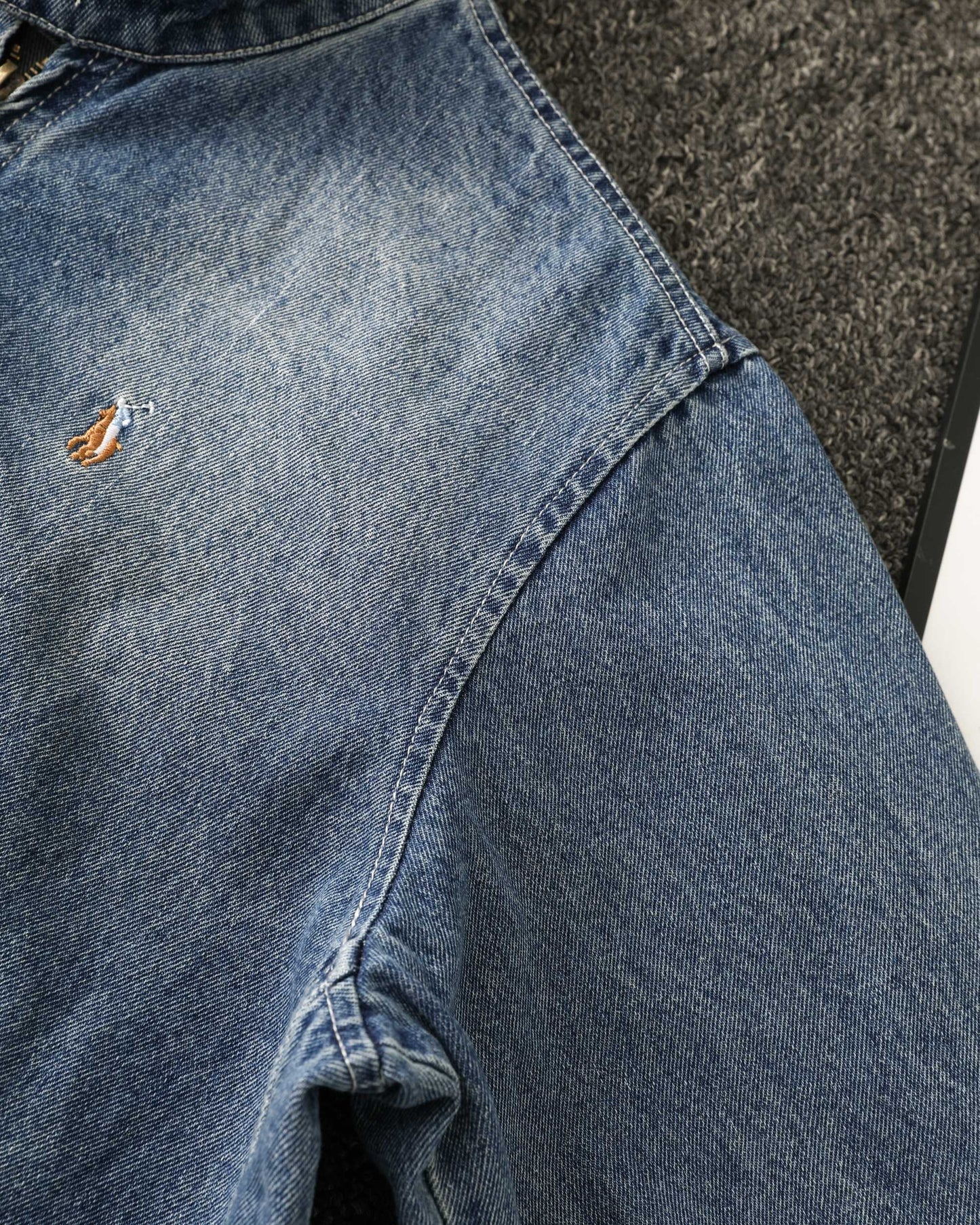 Ralph Lauren Washed Denim Jacket – 2025 Fall Collection