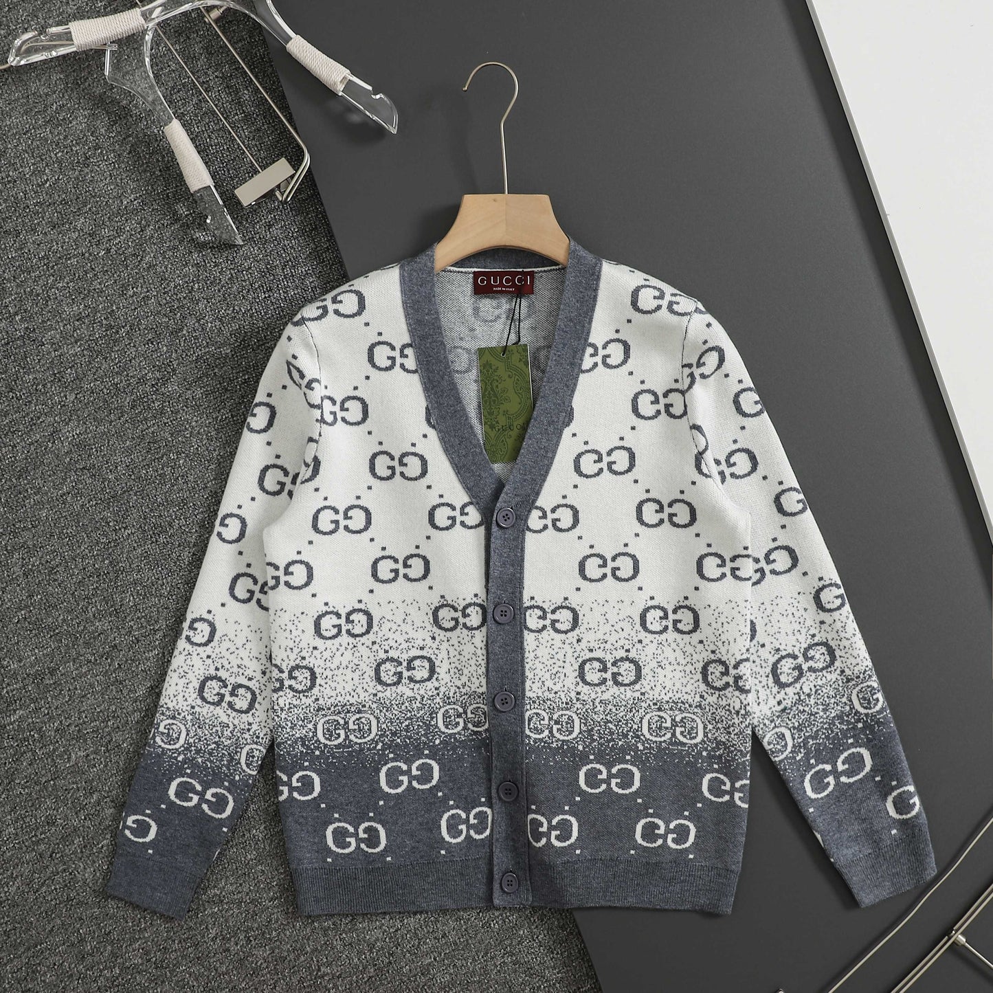 Gucci Classic Jacquard Double G Cardigan