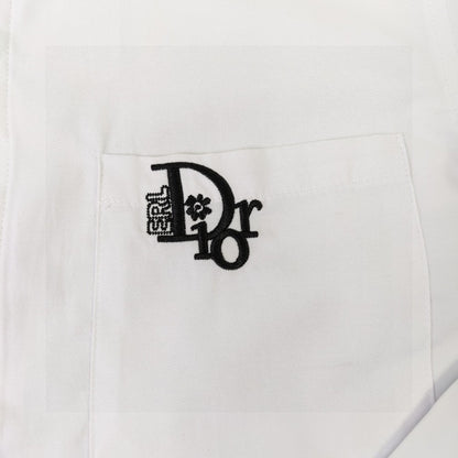 Dior Pocket Logo Embroidered Casual Shirt – 2025