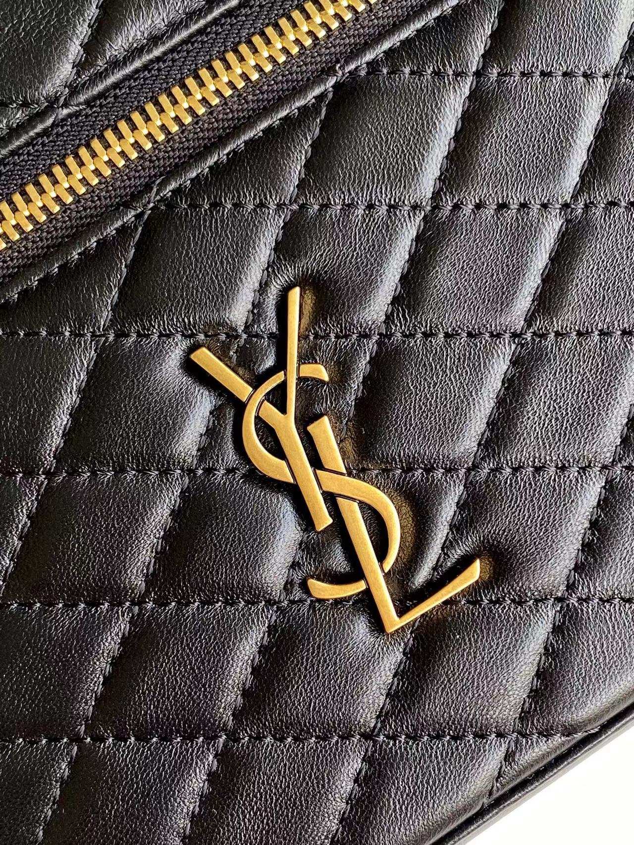 Saint Laurent LE CASSANDRE Quilted Lambskin Clutch Bag