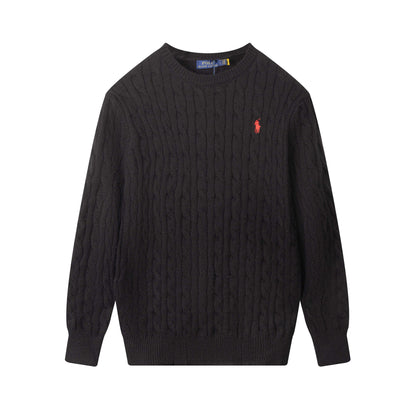 Ralph Lauren Cable Knit Crewneck Sweater