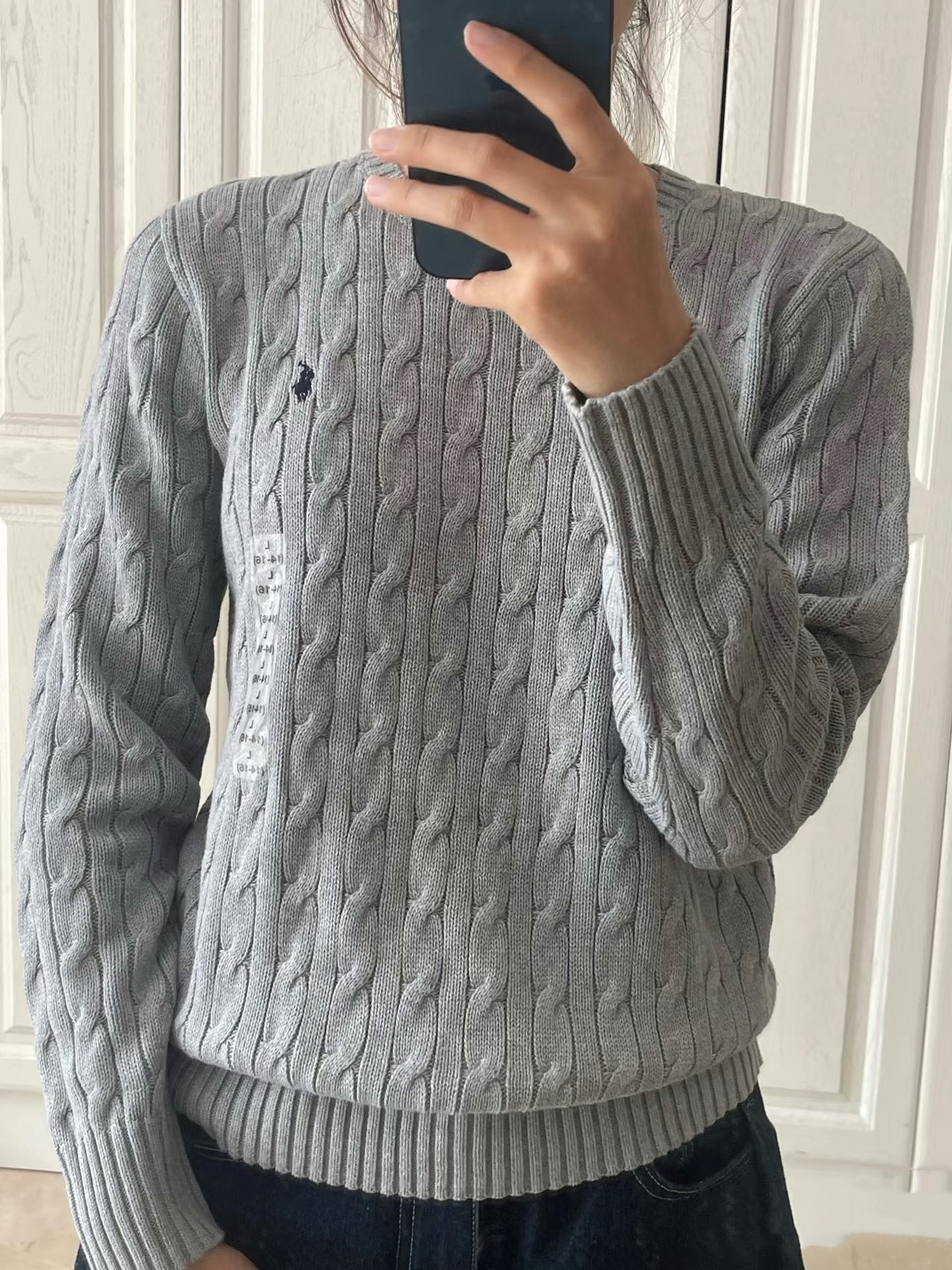 Ralph Lauren Cable Knit Crewneck Sweater