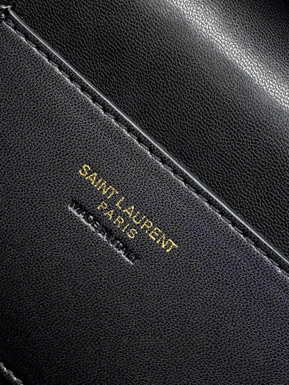 Saint Laurent LE CASSANDRE Quilted Lambskin Clutch Bag