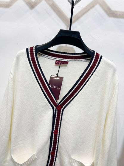 Gucci Rugby Knitted Cardigan – 2025FW