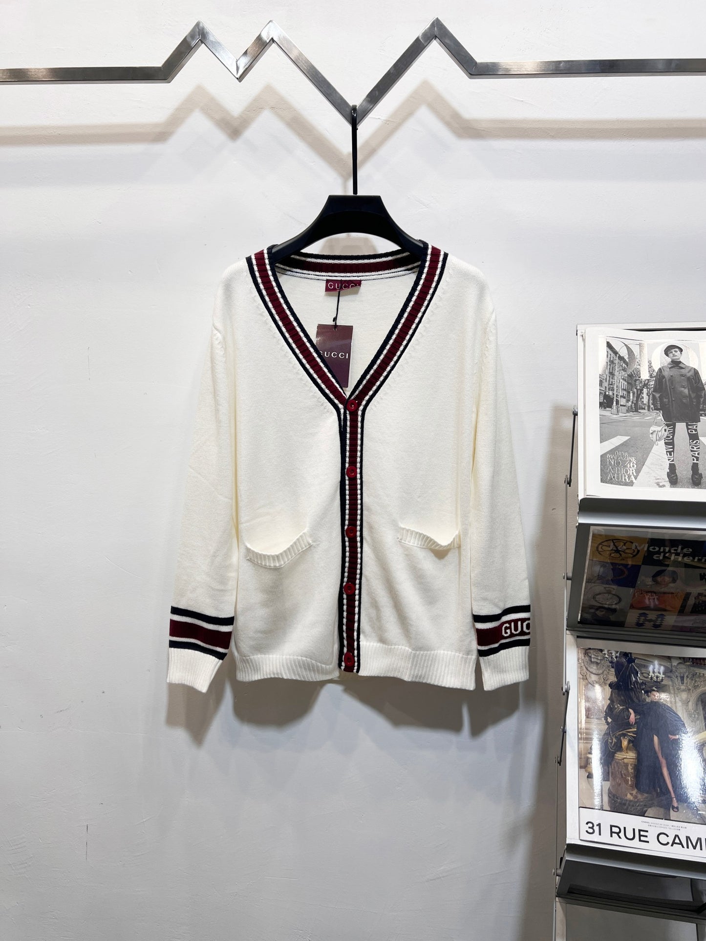 Gucci Rugby Knitted Cardigan – 2025FW
