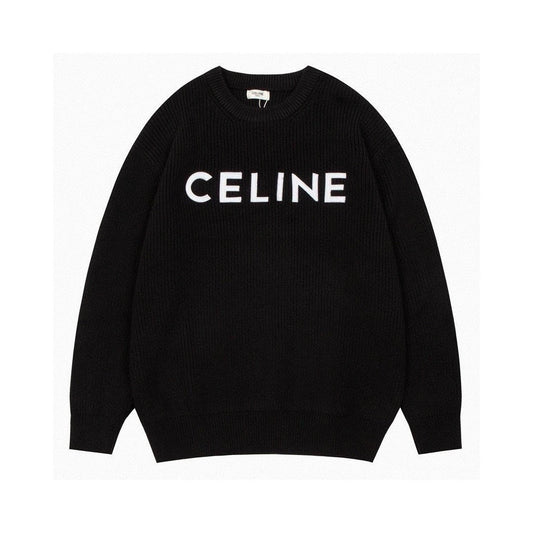 Celine Classic Embroidered Crewneck Sweater
