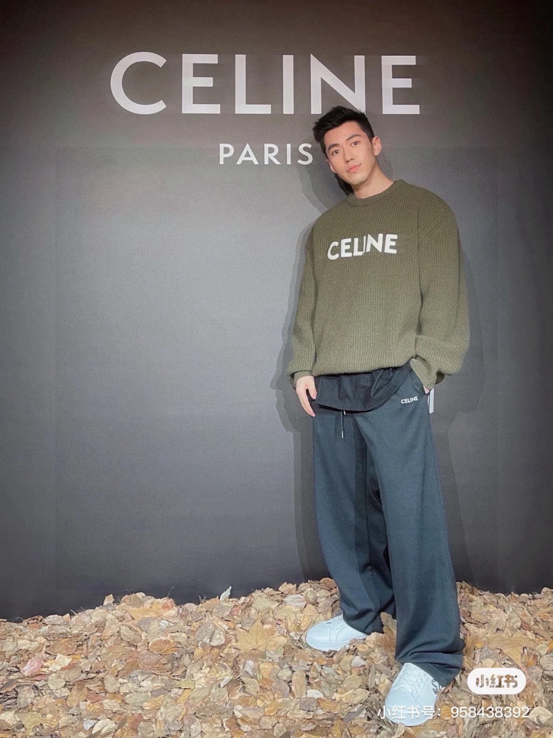 Celine Classic Embroidered Crewneck Sweater
