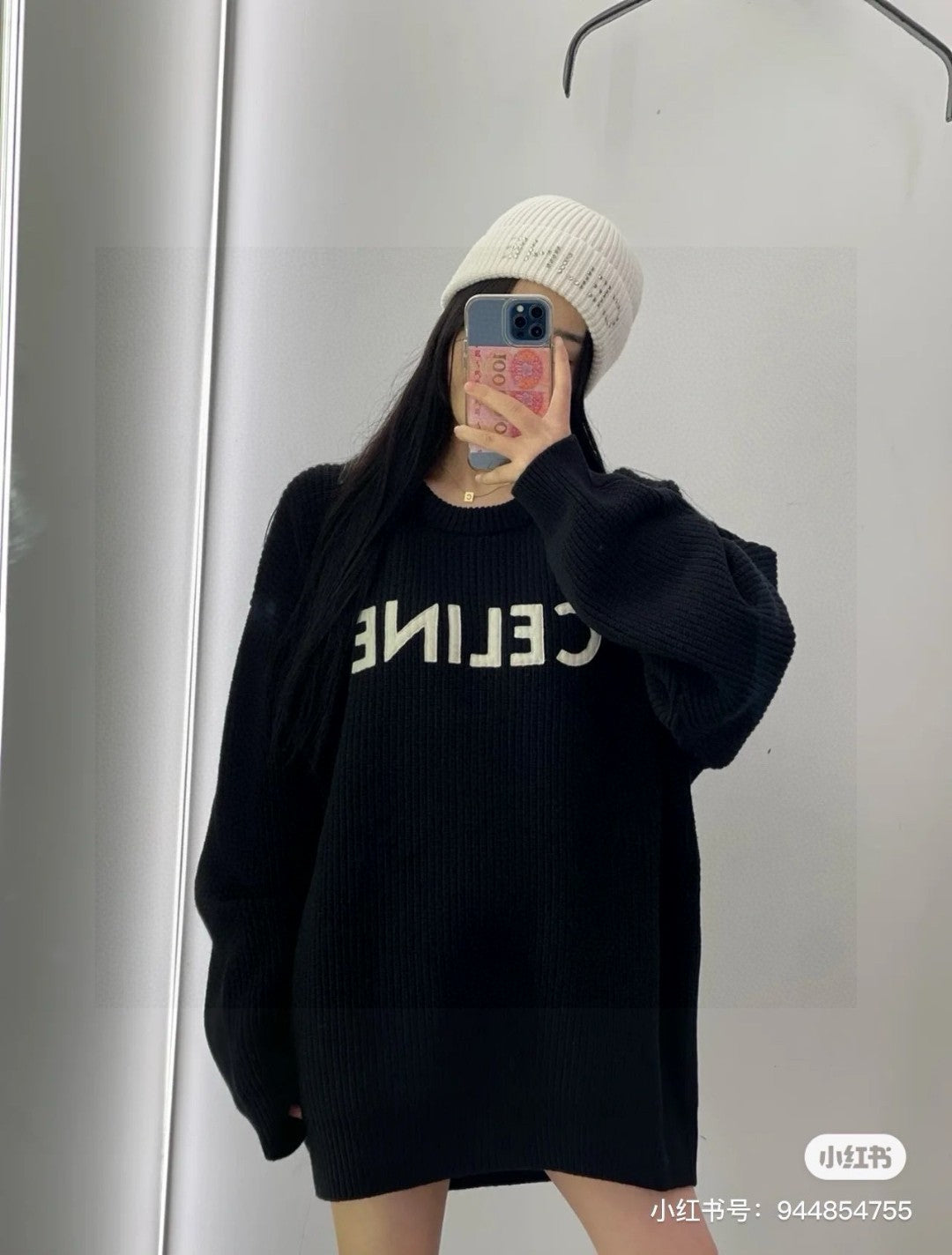 Celine Classic Embroidered Crewneck Sweater