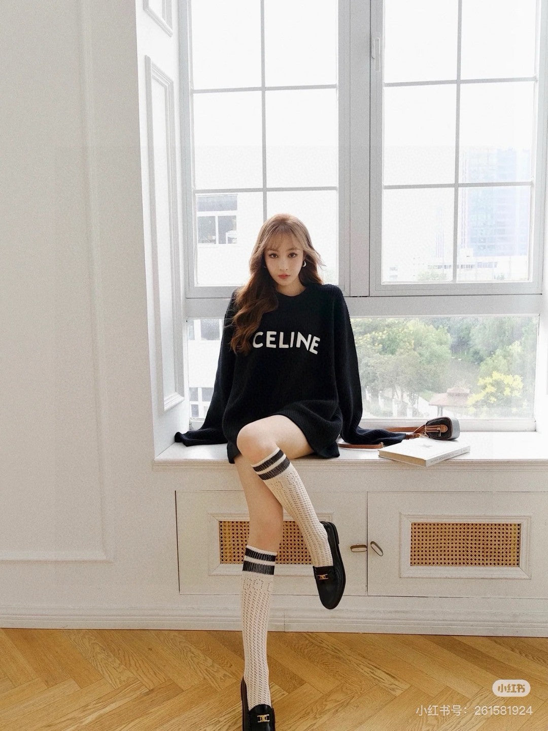 Celine Classic Embroidered Crewneck Sweater