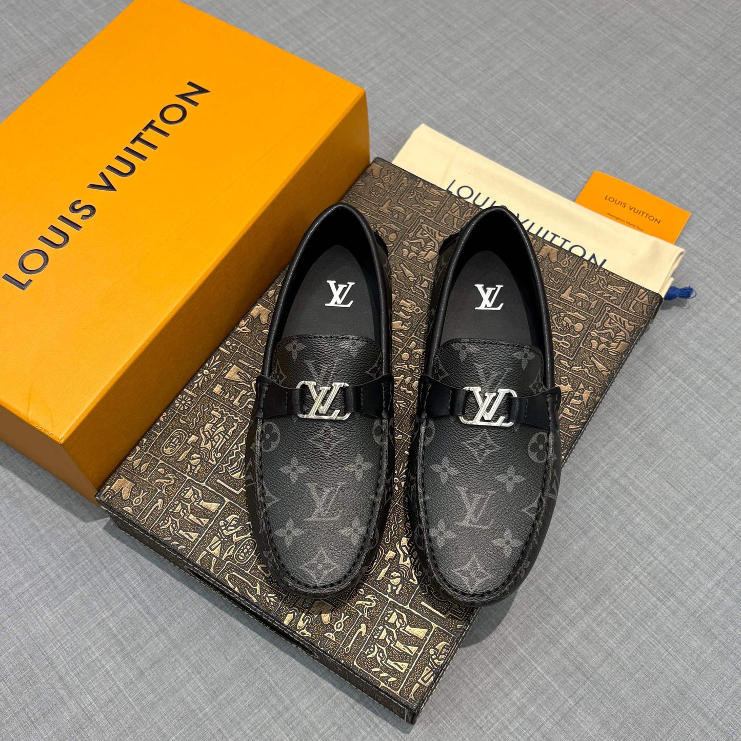 Louis Vuitton Men's Monogram Driving Shoes