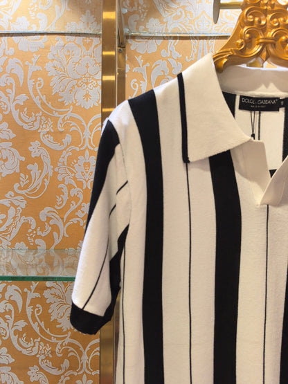 Dolce & Gabbana Striped Knit Sweater – Spring/Summer Collection – 2026SS