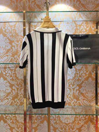 Dolce & Gabbana Striped Knit Sweater – Spring/Summer Collection – 2026SS