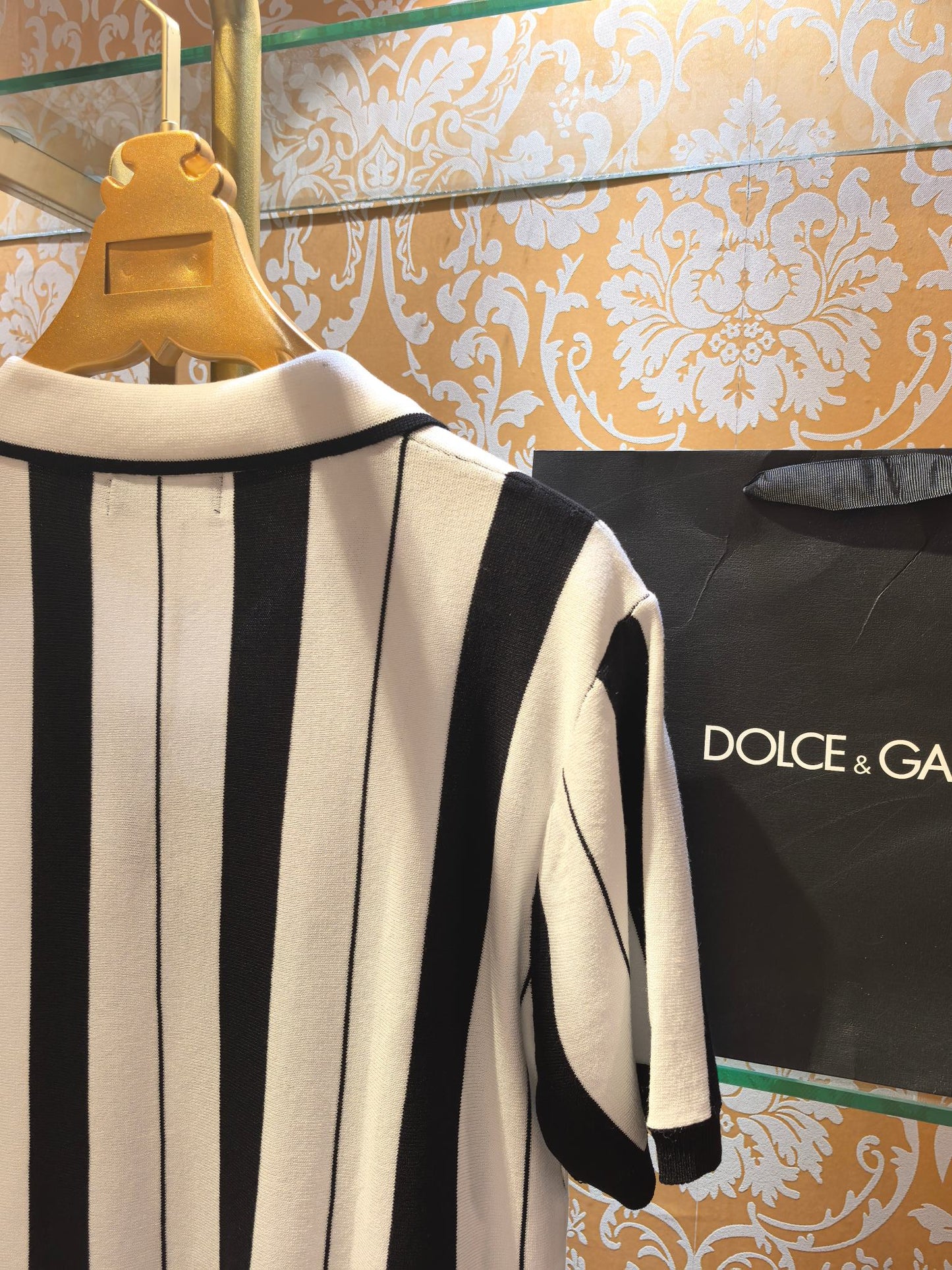 Dolce & Gabbana Striped Knit Sweater – Spring/Summer Collection – 2026SS